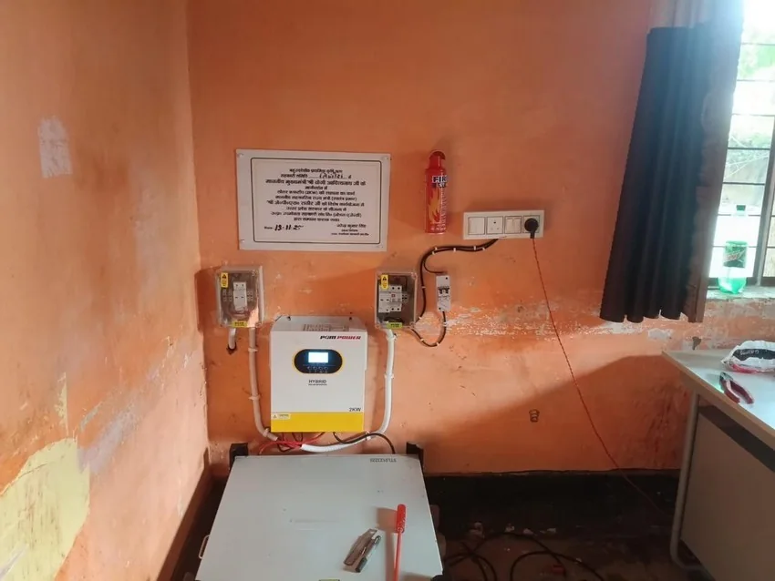 Protection gear, isolation and fire suppression fitted as standard at a district site